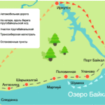 „Krugobajkálszkij expressz” útvonala
