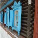 Omszk régi faházai
