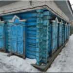 Omszk régi faházai